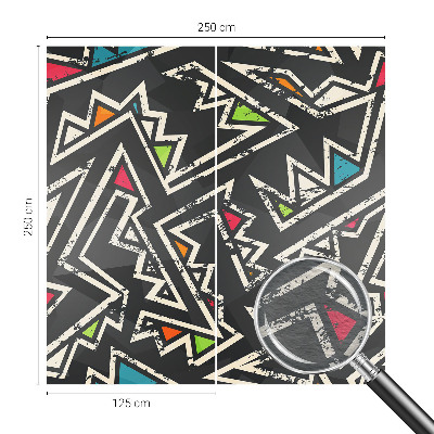 Zidna fototapeta od flisa s motivom energetske geometrije