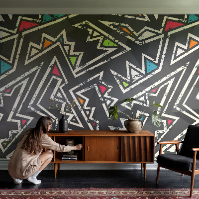 Zidna fototapeta od flisa s motivom energetske geometrije