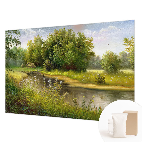 Zidna dekoracija fototapeta s motivom seoskog krajolika