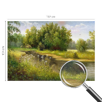 Zidna dekoracija fototapeta s motivom seoskog krajolika
