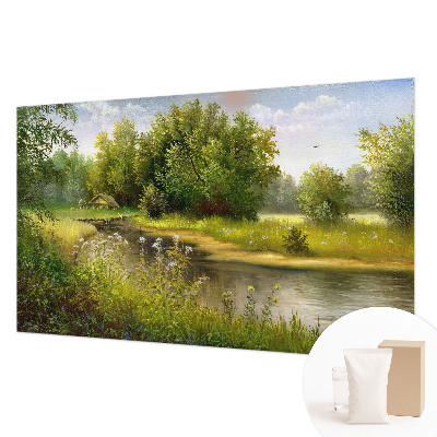 Zidna dekoracija fototapeta s motivom seoskog krajolika