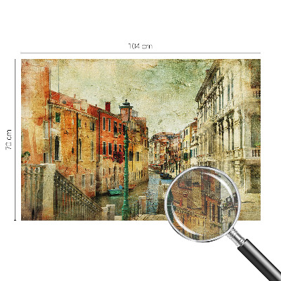 Flis fototapeta s uzorkom koji stvara urbani dojam
