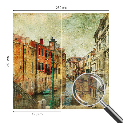 Flis fototapeta s uzorkom koji stvara urbani dojam