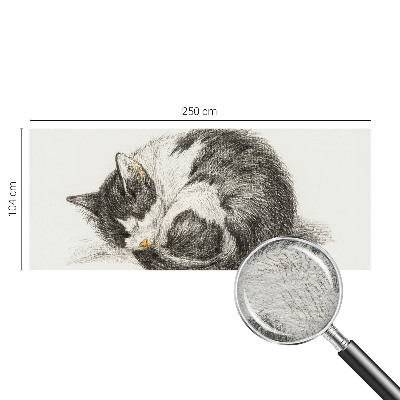 Flis fototapeta s motivom preslatke mace