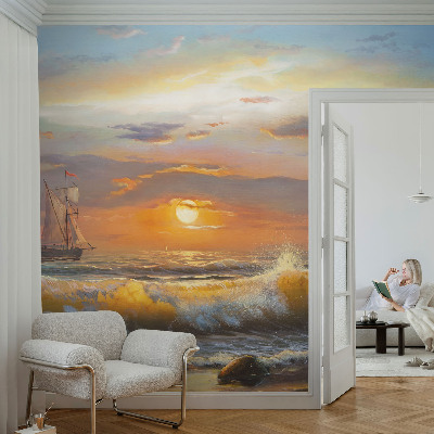 Foto tapeta za zid s motivom panorame mora