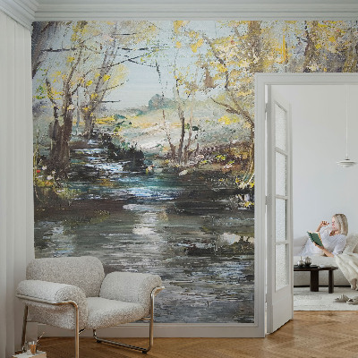 Fototapeta za zid s motivom šumskog potoka