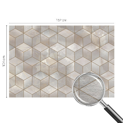 Zidna dekoracija fototapeta s geometrijskim mozaikom