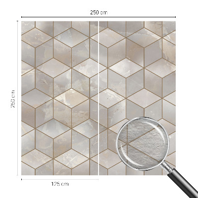 Zidna dekoracija fototapeta s geometrijskim mozaikom