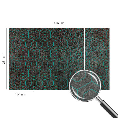 Fototapeta za zid s geometrijskim uzorkom