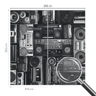 Foto tapeta za zid s motivom retro radija