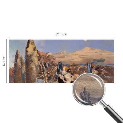 Zidna fototapeta od flisa s motivom šumskog krajolika