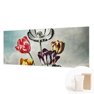 Foto tapeta za dnevni boravak s motivom šarenih tulipana