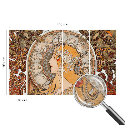 Vlies fototapeta za dječju sobu s uzorkom zodijačke elegancije