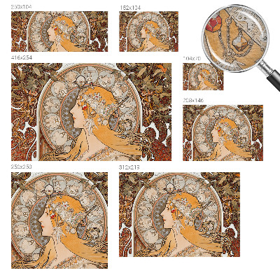 Vlies fototapeta za dječju sobu s uzorkom zodijačke elegancije
