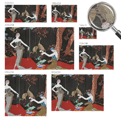 Vlies fototapeta s elegantnom scenom