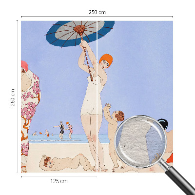 Flis fototapeta Retro plaža