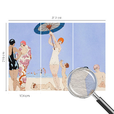 Flis fototapeta Retro plaža