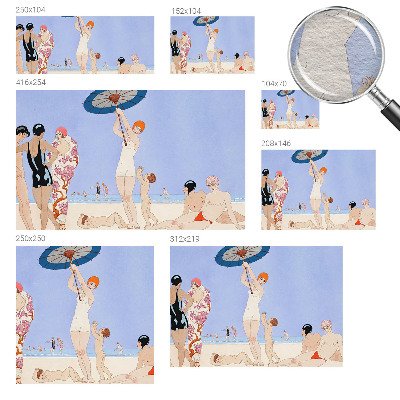 Flis fototapeta Retro plaža