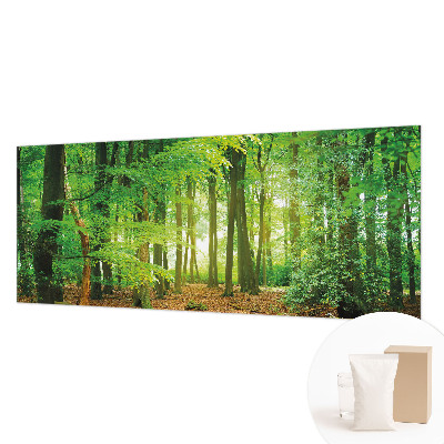 Fototapeta za dnevni boravak s motivom zelene šume