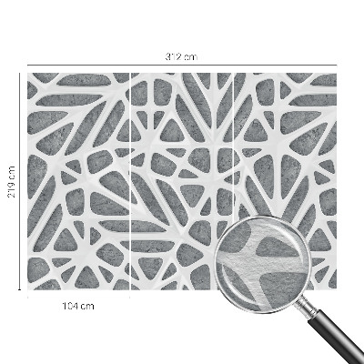 Fototapeta s tiskom Geometrijska mreža