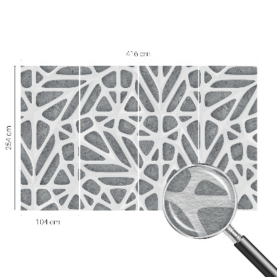 Fototapeta s tiskom Geometrijska mreža