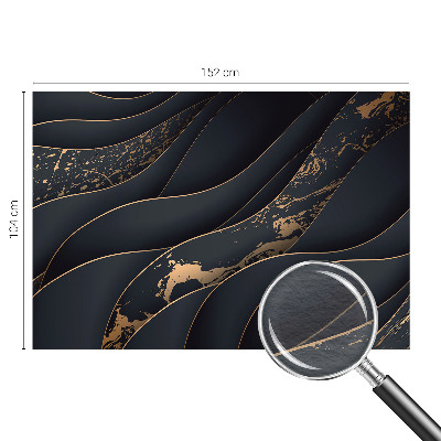 Zidna fototapeta s uzorkom elegantnih valova