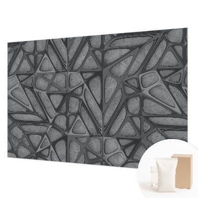 Foto tapeta za spavaću sobu s geometrijskim uzorcima