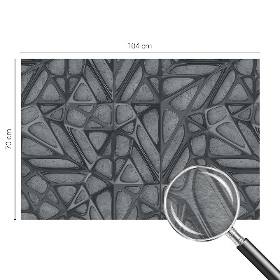 Foto tapeta za spavaću sobu s geometrijskim uzorcima