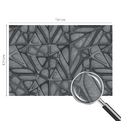 Foto tapeta za spavaću sobu s geometrijskim uzorcima