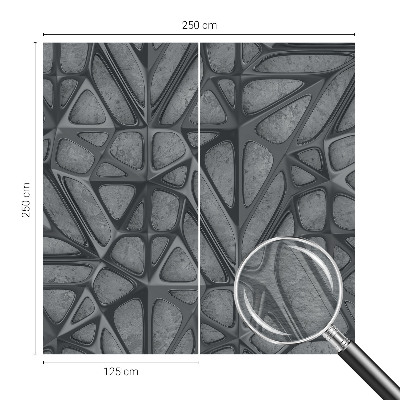 Foto tapeta za spavaću sobu s geometrijskim uzorcima