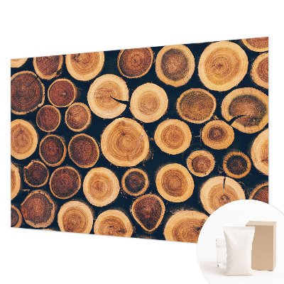Premium fototapeta Drveni krugovi