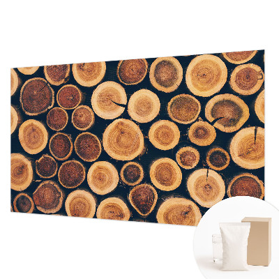 Premium fototapeta Drveni krugovi