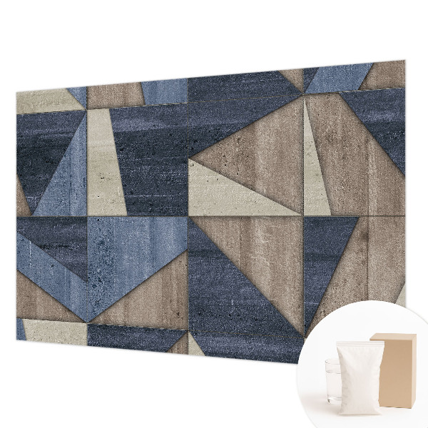 Foto tapeta za spavaću sobu s motivom geometrijskih uzoraka