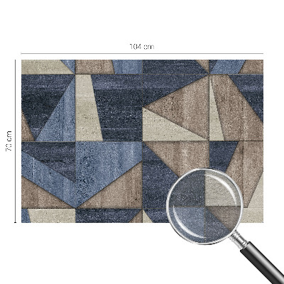 Foto tapeta za spavaću sobu s motivom geometrijskih uzoraka