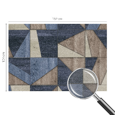 Foto tapeta za spavaću sobu s motivom geometrijskih uzoraka