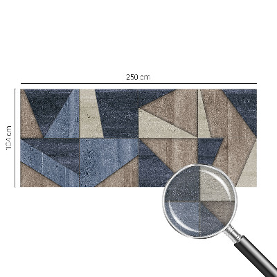 Foto tapeta za spavaću sobu s motivom geometrijskih uzoraka