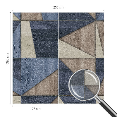 Foto tapeta za spavaću sobu s motivom geometrijskih uzoraka
