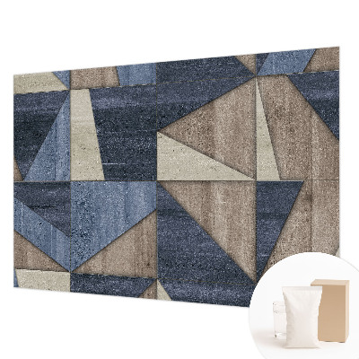 Foto tapeta za spavaću sobu s motivom geometrijskih uzoraka