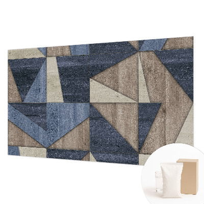 Foto tapeta za spavaću sobu s motivom geometrijskih uzoraka