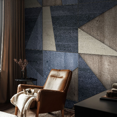 Foto tapeta za spavaću sobu s motivom geometrijskih uzoraka
