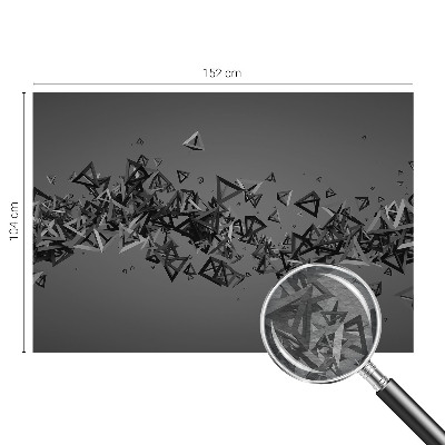 Fototapeta za dnevni boravak s uzorkom geometrijskih apstrakcija
