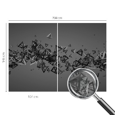 Fototapeta za dnevni boravak s uzorkom geometrijskih apstrakcija