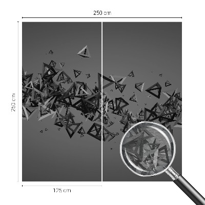 Fototapeta za dnevni boravak s uzorkom geometrijskih apstrakcija