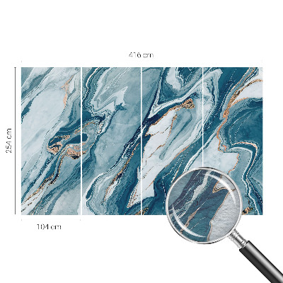 Moderna fototapeta s motivom mineralne elegancije