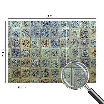Zidna fototapeta od flisa Geometrijske pločice