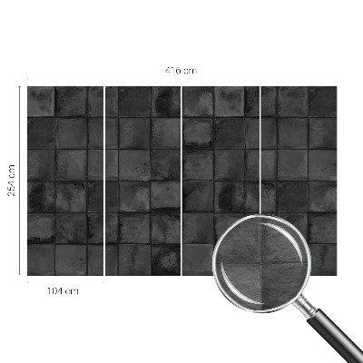 Fototapeta za zid s motivom sivih pločica