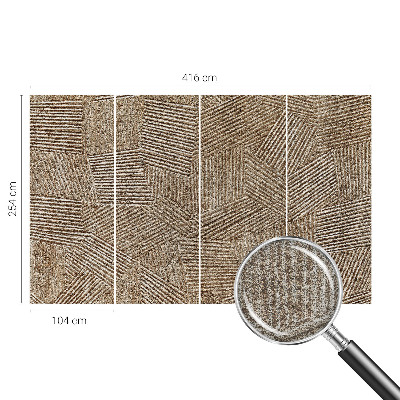 Zidna fototapeta sa strukturnim linijama