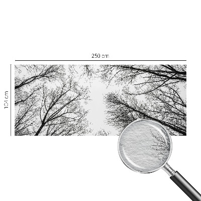 Foto tapeta za spavaću sobu s motivom golih grana