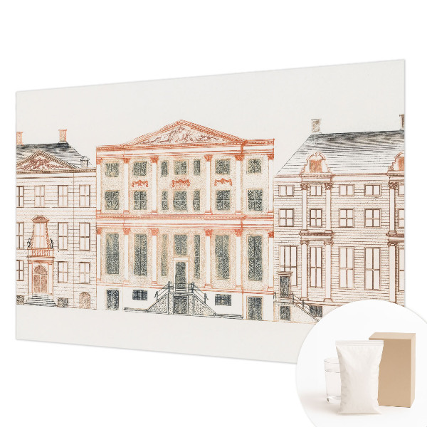 Vlies fototapeta za dječju sobu s motivom klasičnih zgrada