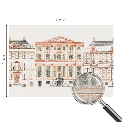 Vlies fototapeta za dječju sobu s motivom klasičnih zgrada